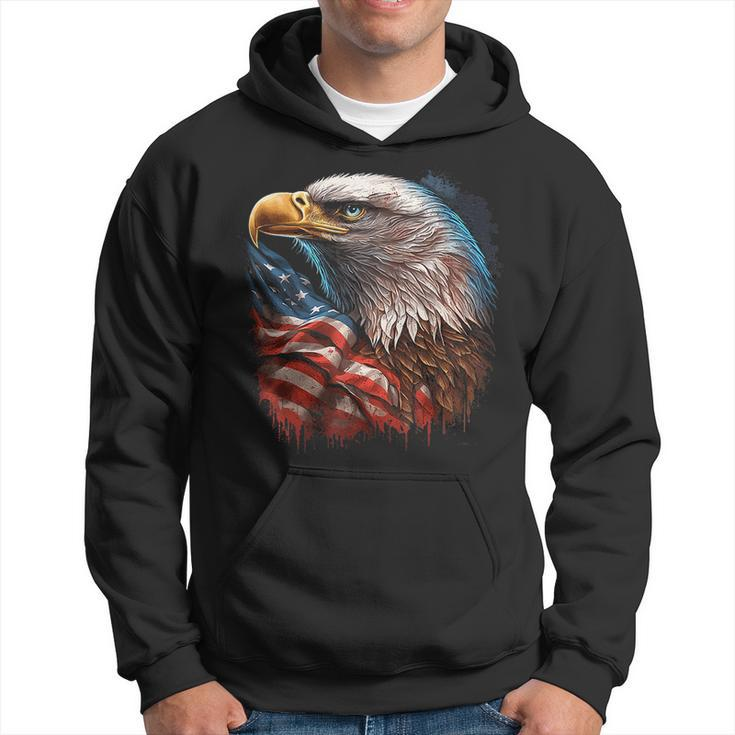 Bald Eagle Mullet American Flag Patriotic 4Th Of July Gift  Hoodie