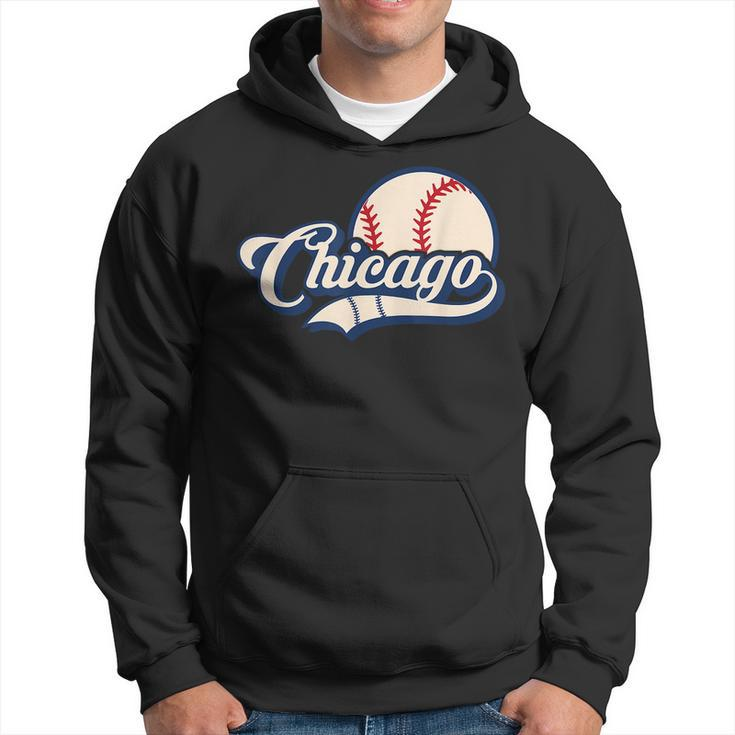 Baseball American Lover Chicago Baseball  Hoodie