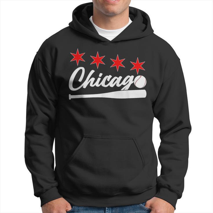 Baseball Chicago Lover Cute Chicago Baseball Bat American  Hoodie