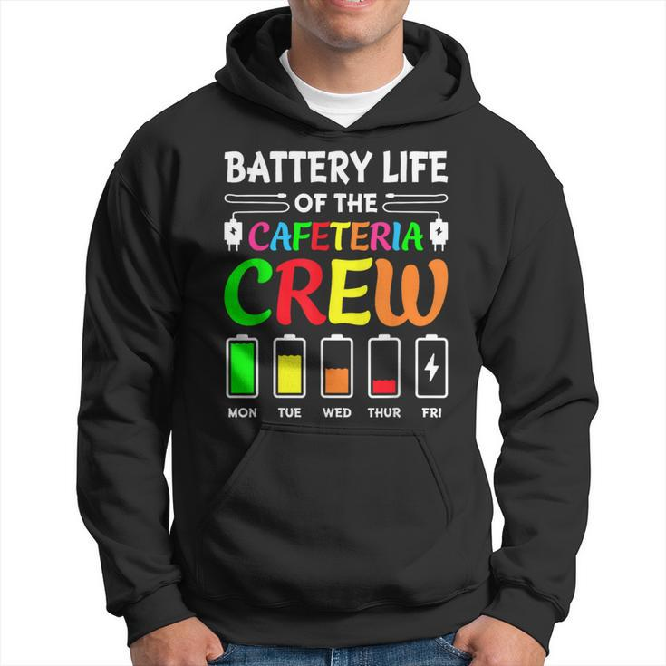 Battery Life Of The Cafeteria Crew Cafeteria School Hoodie