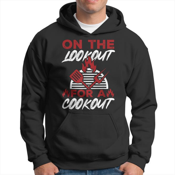 Bbq Barbeque On The Lookout For A Cookout Hoodie