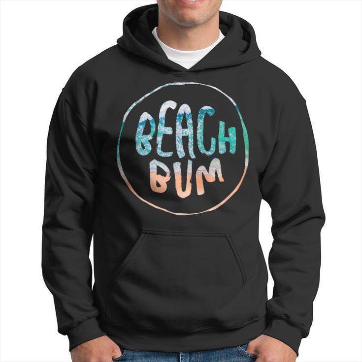 Beach Bum Summer Sandy Ocean Vibes And Waves Surfing Hoodie