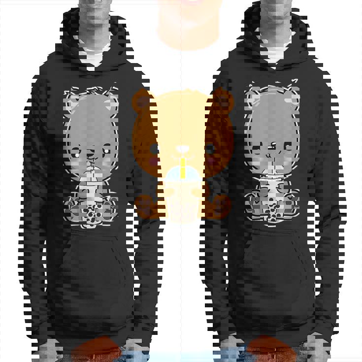 Bear Boba Bubble Milk Tea Kawaii Cute Animal Lover Gifts For Bear Lovers Funny Gifts Hoodie