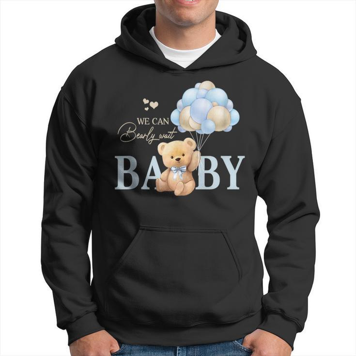 We Can Bearly Wait Gender Neutral Baby Shower Decorations Hoodie