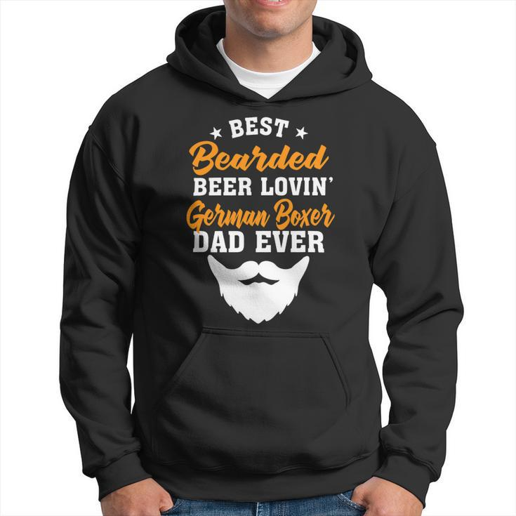 Beer Best Bearded Beer Lovin Rat Terrier Dad Funny Dog Lover Hoodie
