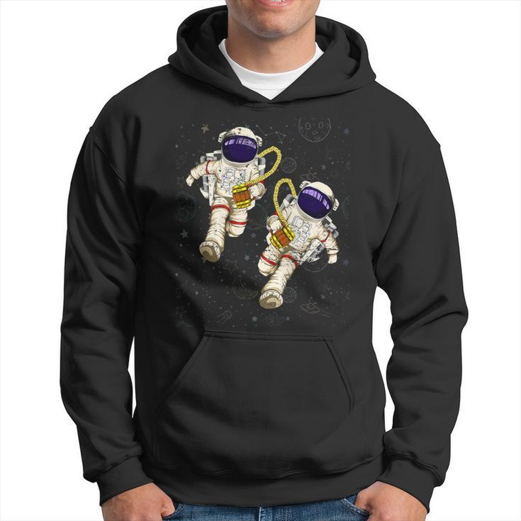 Beer Funny Astronauts Beer Drinking Scientist Outer Space Science Hoodie