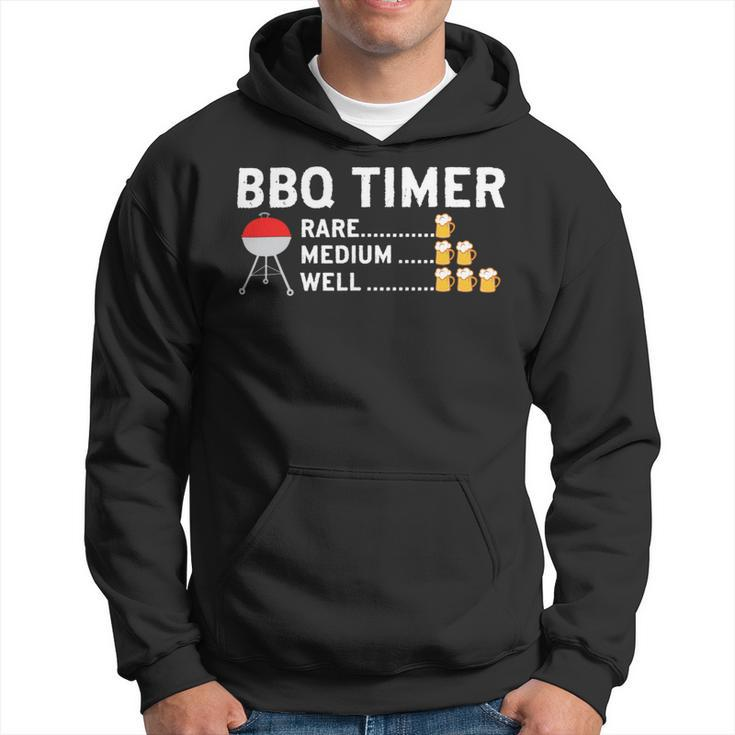 Beer Funny Bbq Timer Barbecue Beer Drinking Grill Grilling Gift Hoodie