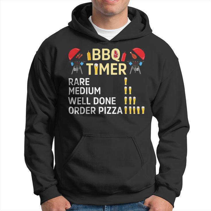 Beer Funny Bbq Timer Barbecue Grill Master Grilling Drinking Beer Hoodie