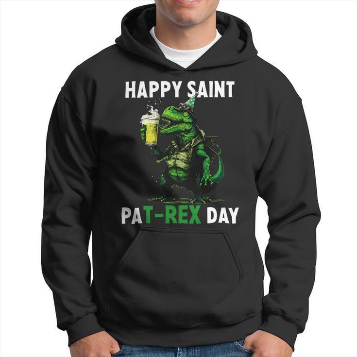 Beer Funny Beer Dinosaur St Patricks Day Shirt Happy St Pat Trex Hoodie