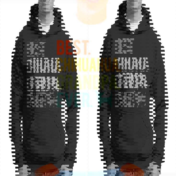 Best Chihuahua Grandpa Ever Dog Lovers Fathers Day  Hoodie