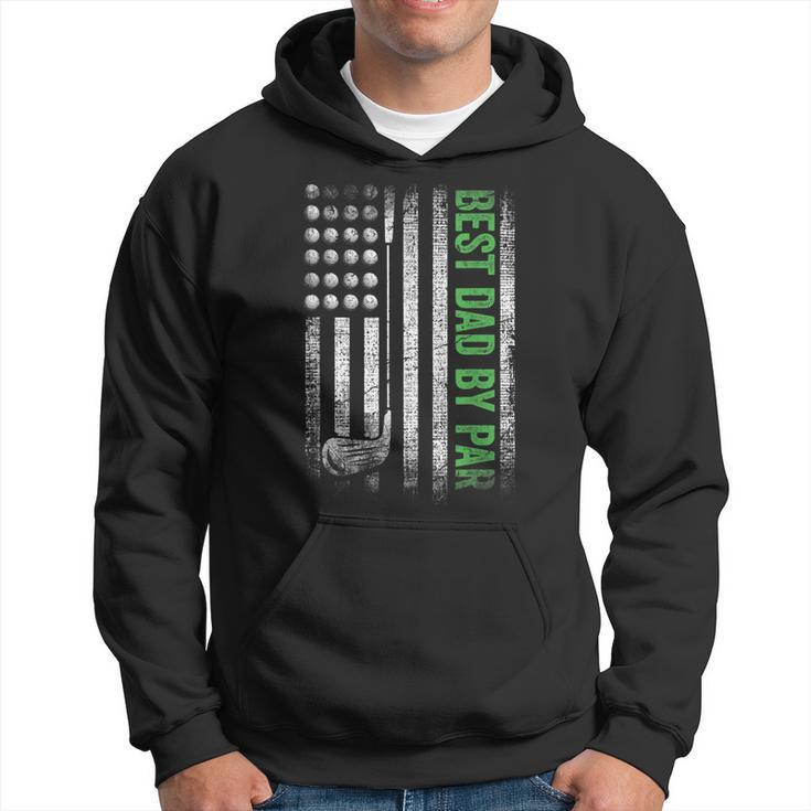 Best Dad By Par Fathers Day Gifts Golf Lover Golfer Hoodie
