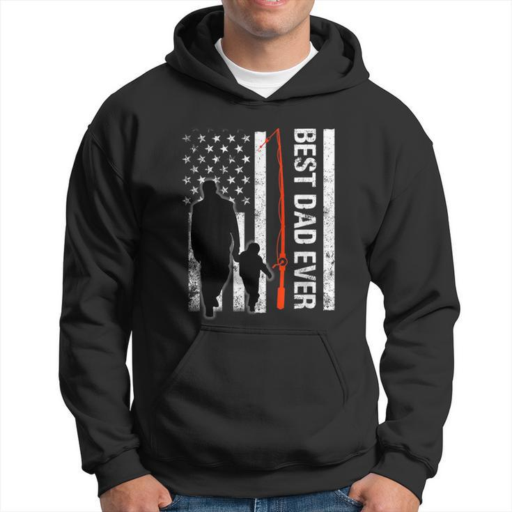 Best Dad Ever American Flag Best Gifts For Dad Love Family  Hoodie