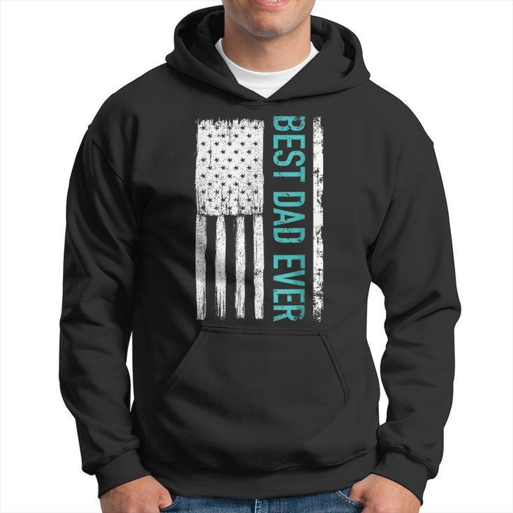 Best Dad Ever With Us American Flag Gift For Fathers Day Gift For Mens Hoodie