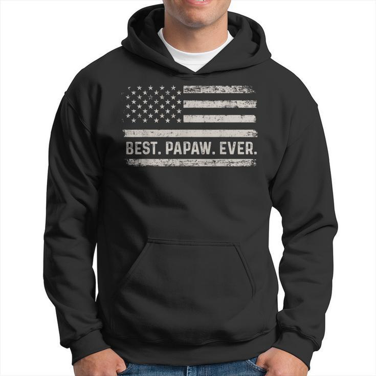 Best Papaw Ever American Flag Vintage For Men Fathers Day  Gift For Mens Hoodie