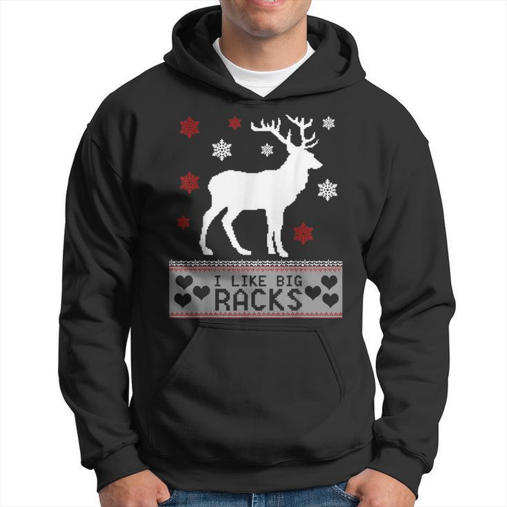 I Like Big Racks Ugly Christmas Sweater Hoodie