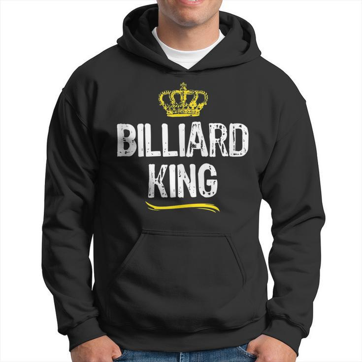 Billiard King Men Boys Pool Player Funny Cool Gift King Funny Gifts Hoodie