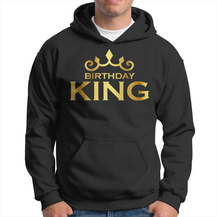 Birthday King Crown Funny Bday Squad Birthday Squad Party Hoodie