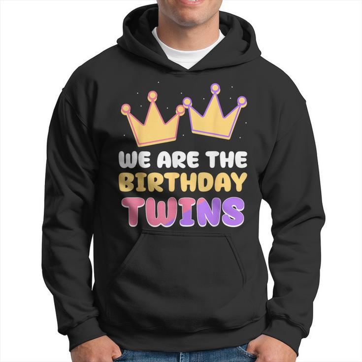 We Are The Birthday Twins Cute Celebrate Twin Hoodie