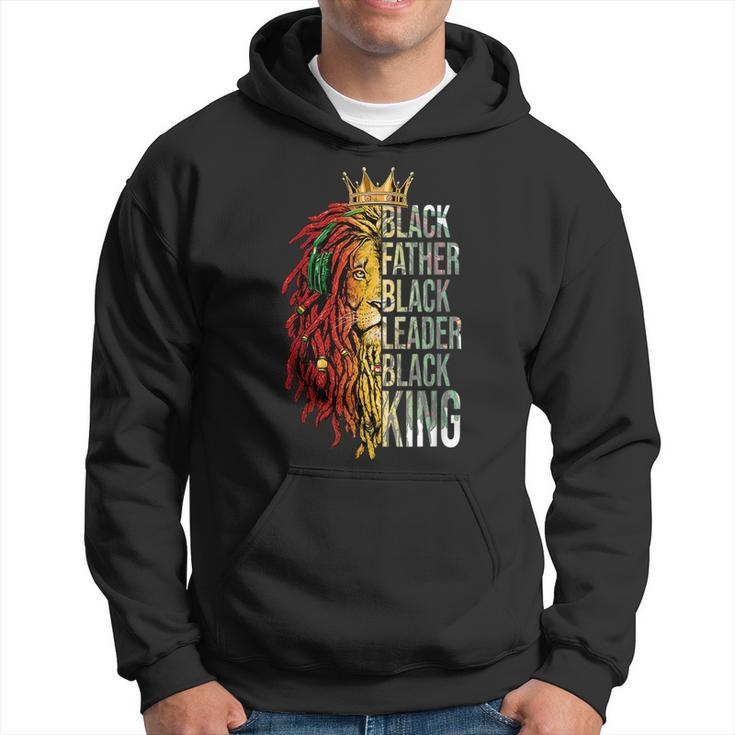 Black Father Leader King Melanin Men African Fathers Day  Hoodie