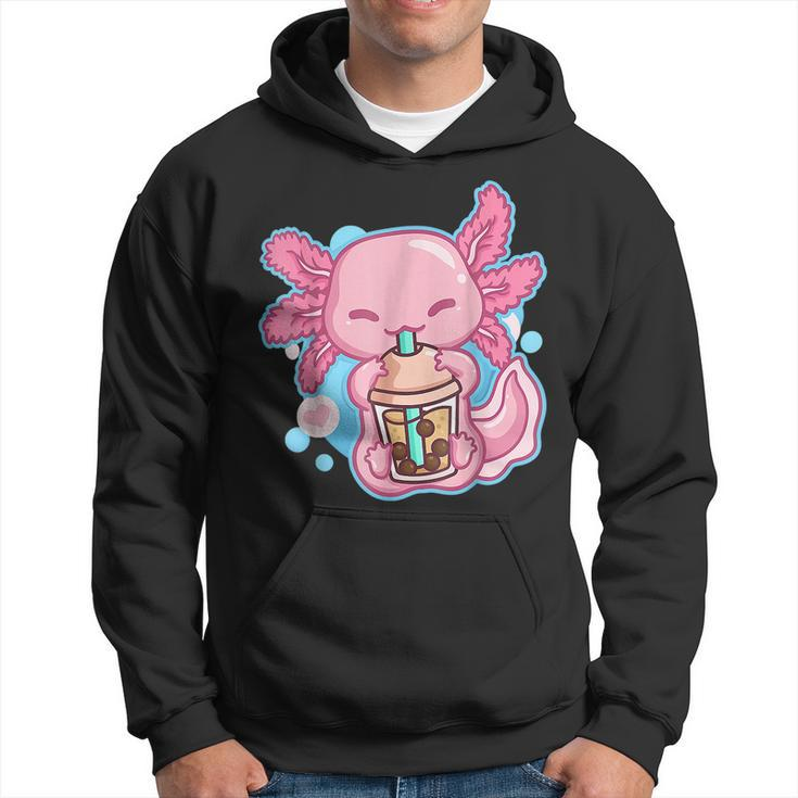 Boba Tea Bubble Tea Milk Tea Anime Axolotl Hoodie