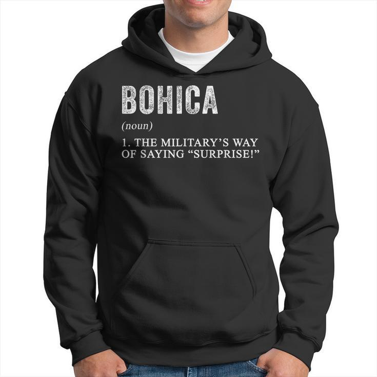 Bohica Definition Funny Phonetic Alphabet Military Humor  Hoodie