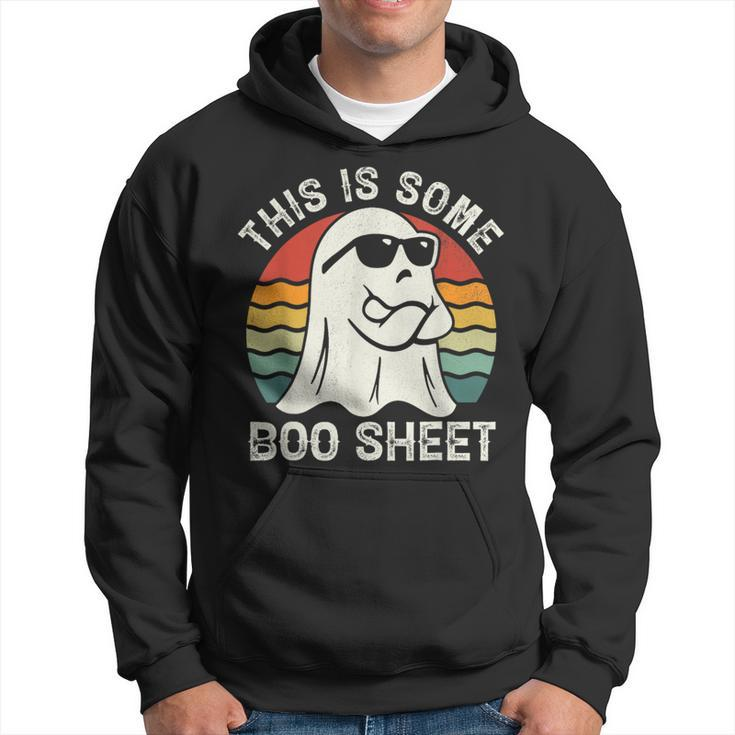 This Is Some Boo Sheet Ghost Cute Boo Ghost Halloween Spooky Hoodie