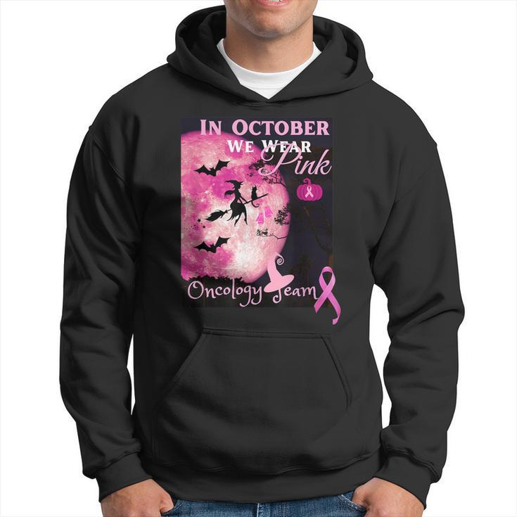Breast Cancer Awareness In October We Wear Pink Halloween Hoodie