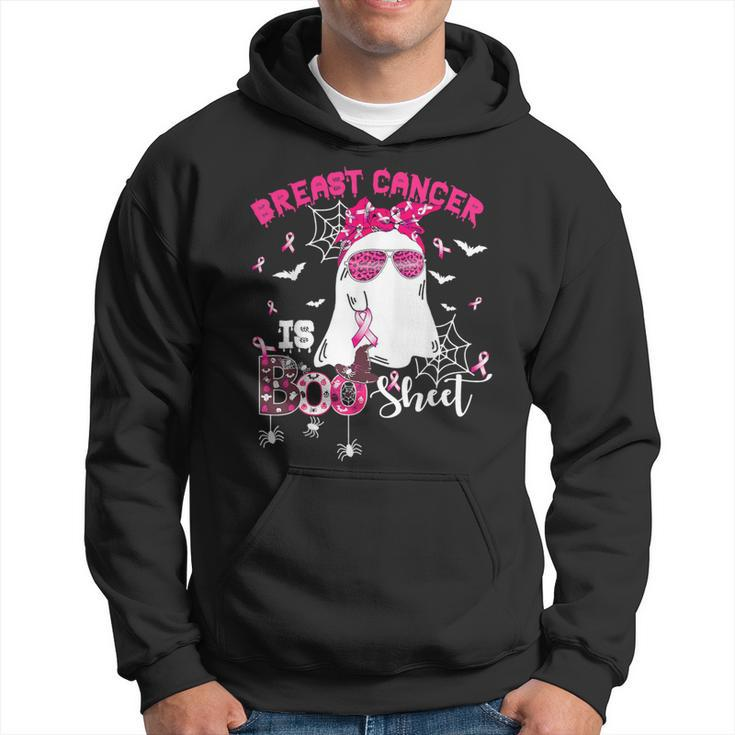 Breast Cancer Is Boo Sheet Cool Ghost Pink Ribbon Halloween Hoodie