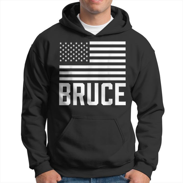 Bruce Birthday Forename Name Personalized Usa Hoodie