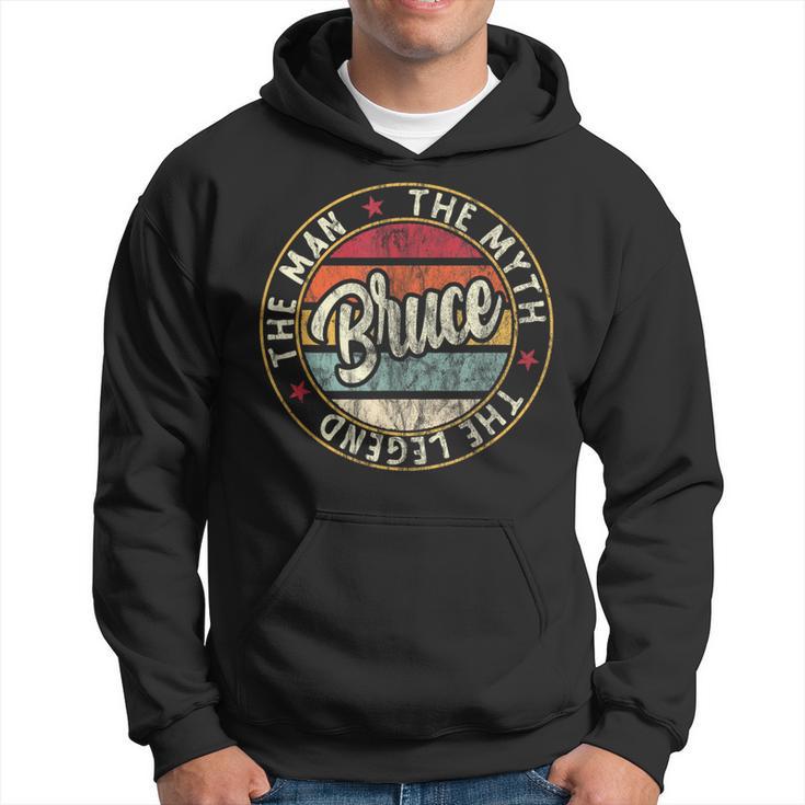 Bruce The Man The Myth The Legend First Name Bruce Hoodie