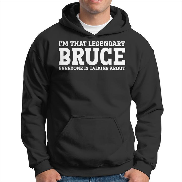 Bruce Personal Name Funny Bruce  Hoodie