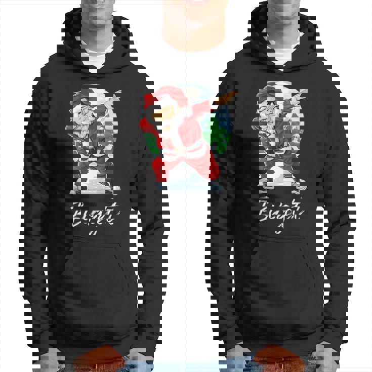 Burgett Name Gift Santa Burgett Hoodie