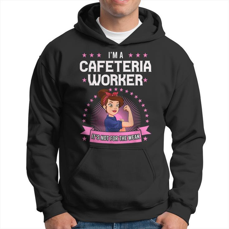 Cafeteria Worker Strong Woman Lunch Lady Food Service Crew Hoodie
