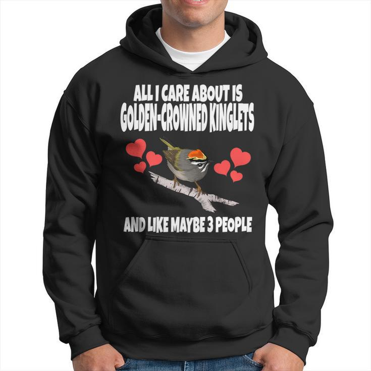 All I Care About Is Golden-Crowned Kinglets Birds Hoodie