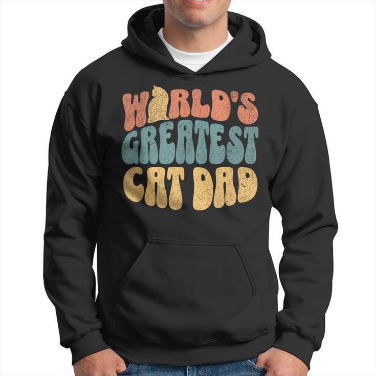 Cat Dad  Worlds Greatest Cat Dad Cat Dad Funny Gifts Hoodie