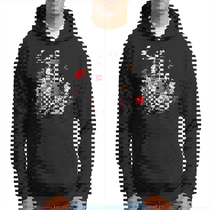 Cats In Horror Movie Costumes On Cat Condo Halloween Halloween  Hoodie