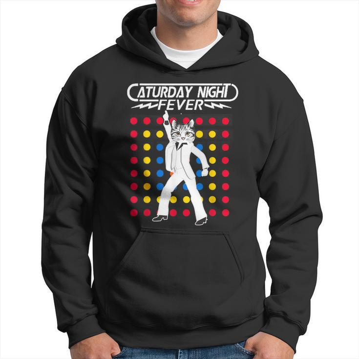 Caturday Night Fever Dancing Cats Hoodie