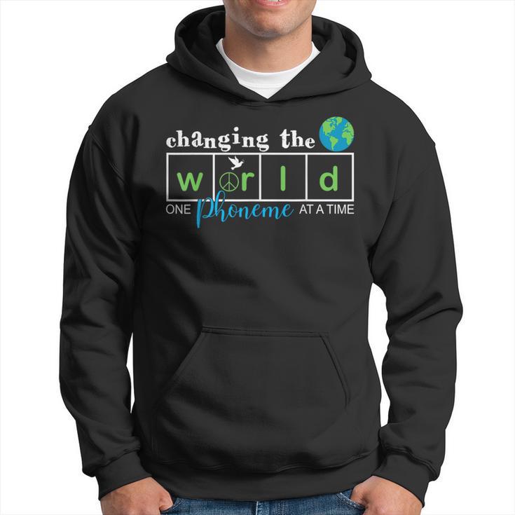 Changing The World One Phoneme At A Time Science Of Reading Hoodie