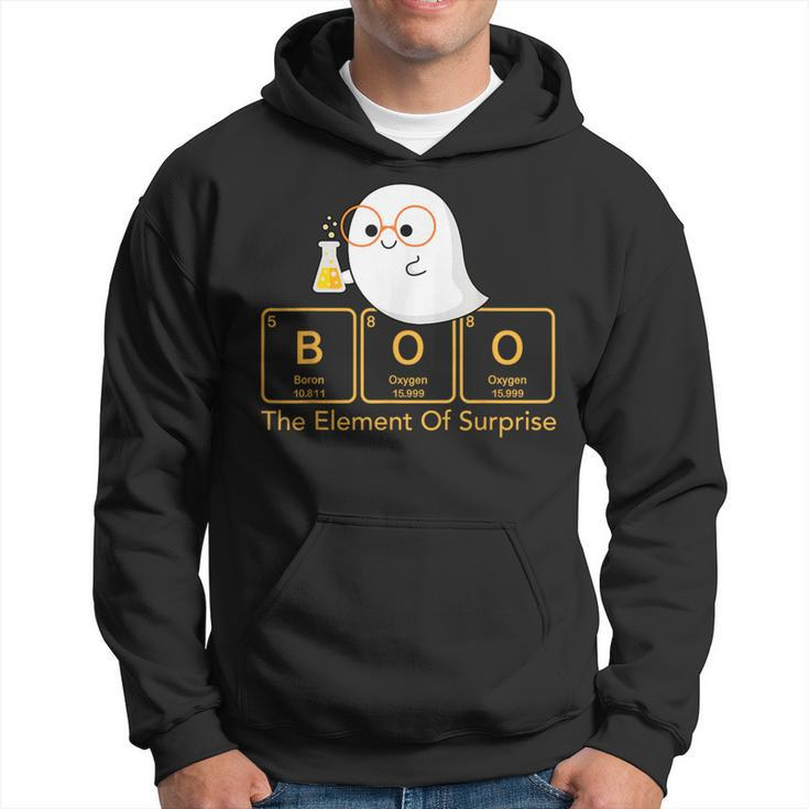 Chemistry Boo The Element Of Surprise Cute Chemist Halloween Hoodie