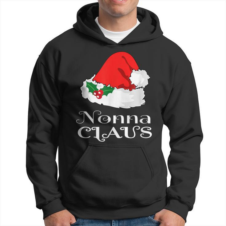 Christmas Nonna Claus Matching Pajama Santa Hat X-Mas Hoodie