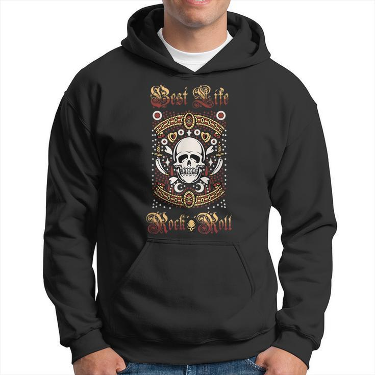 Classic Rock Style And Skull Theme For Rock Summer Hoodie