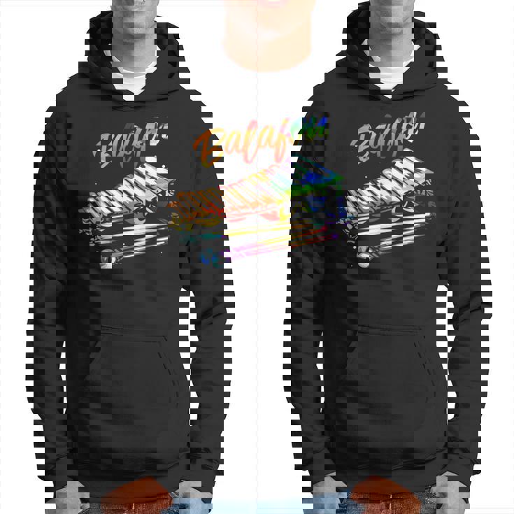 Colorful Balafon Xylophone African Music Instrument Hoodie