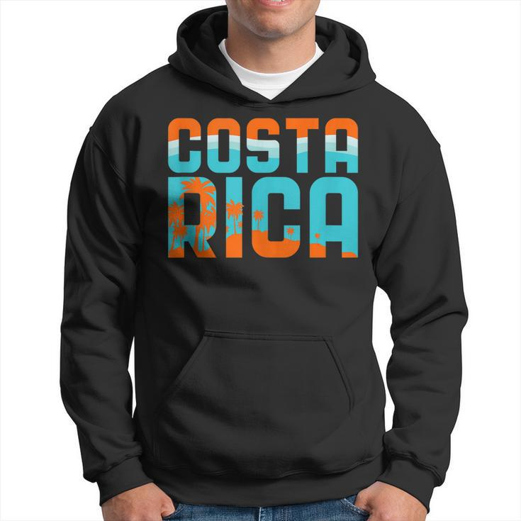 Costa Rica Vacation Souvenir Beach Surfing Travel Gift  Hoodie