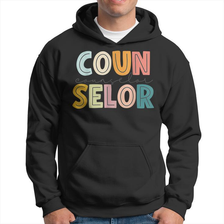 Counselor Alphabet Back To School First Day Of School Team Hoodie