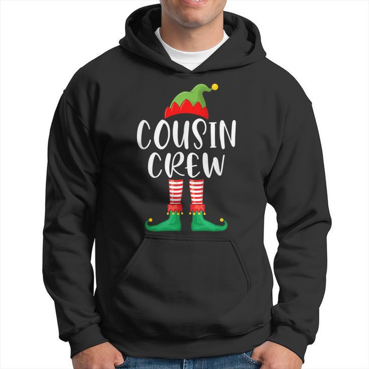 Cousin Crew Cute Xmas Elf Matching Christmas Party Hoodie