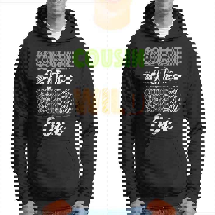 Cousin Of The Wild One Zoo Animal Birthday Safari Jungle  Hoodie