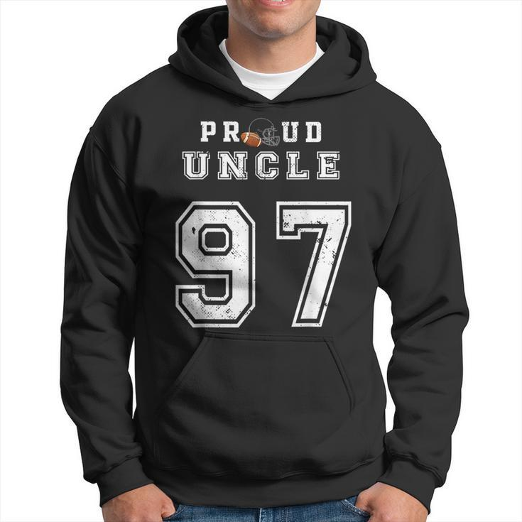 Custom Proud Football Uncle Number 97 Personalized For Men  Hoodie