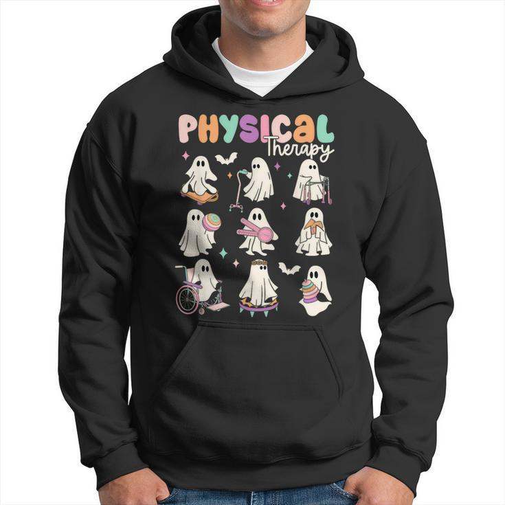 Cute Ghost Physical Therapy Pt Physical Therapist Halloween Hoodie