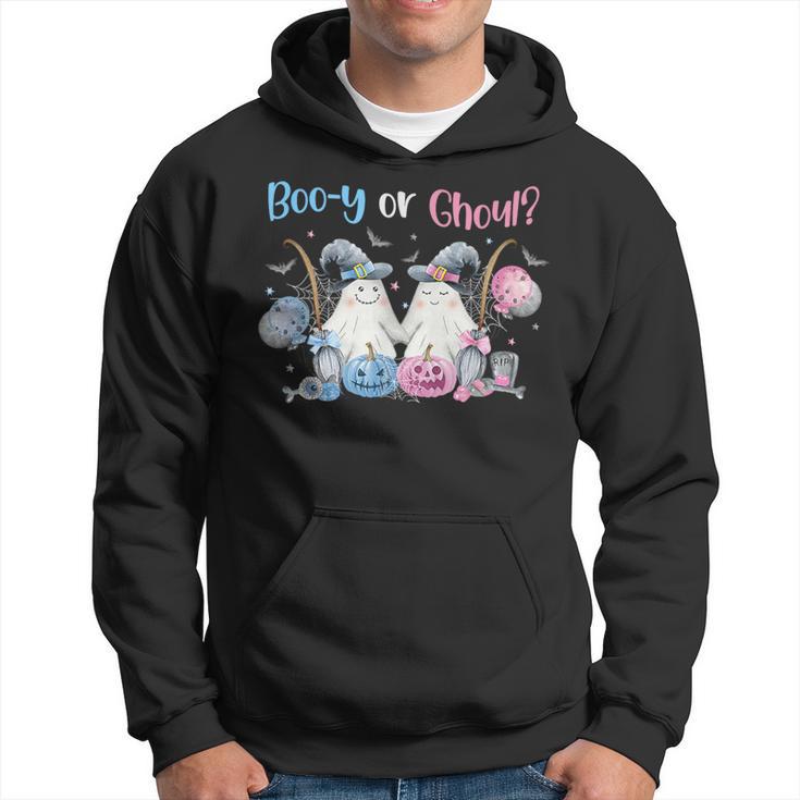 Cute Spooky Witch Ghost Boo-Y Or Ghoul Gender Reveal Hoodie