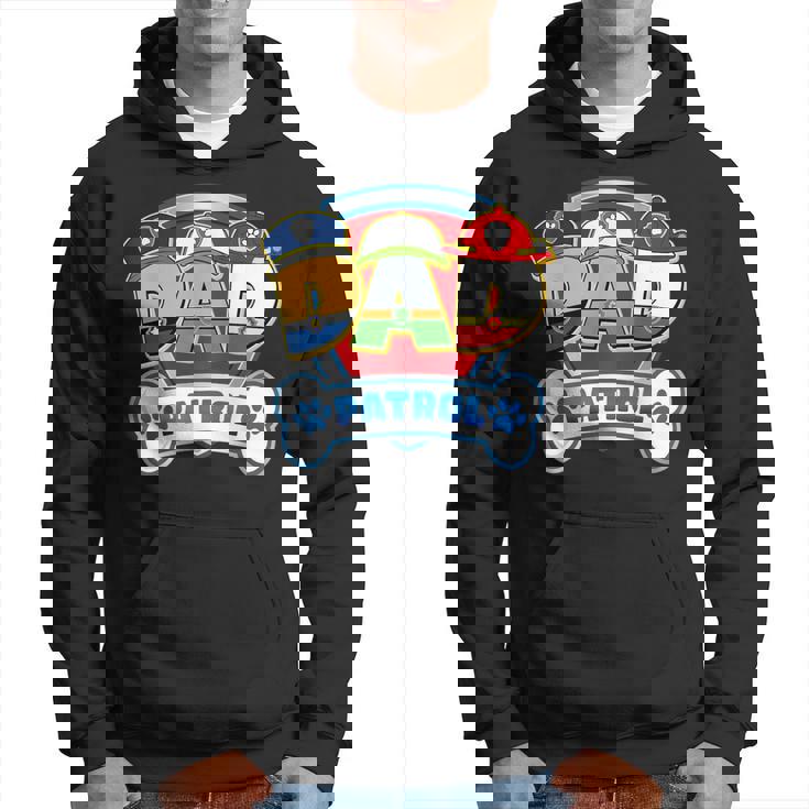 Dad Of The Birthday Boy Dog Paw Family Decorations Party Hoodie